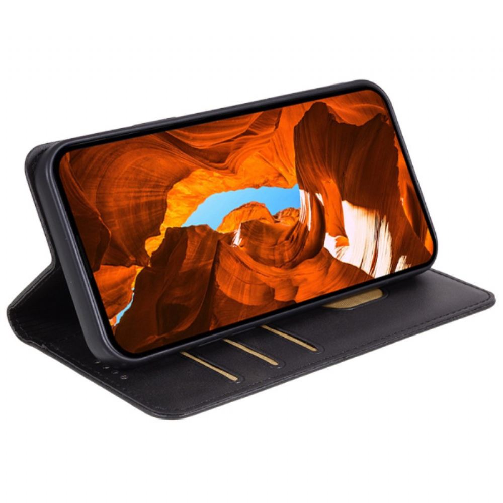 Kožené Pouzdro Folio Motorola Edge 50 Fusion Povrch Z Umělé Kůže