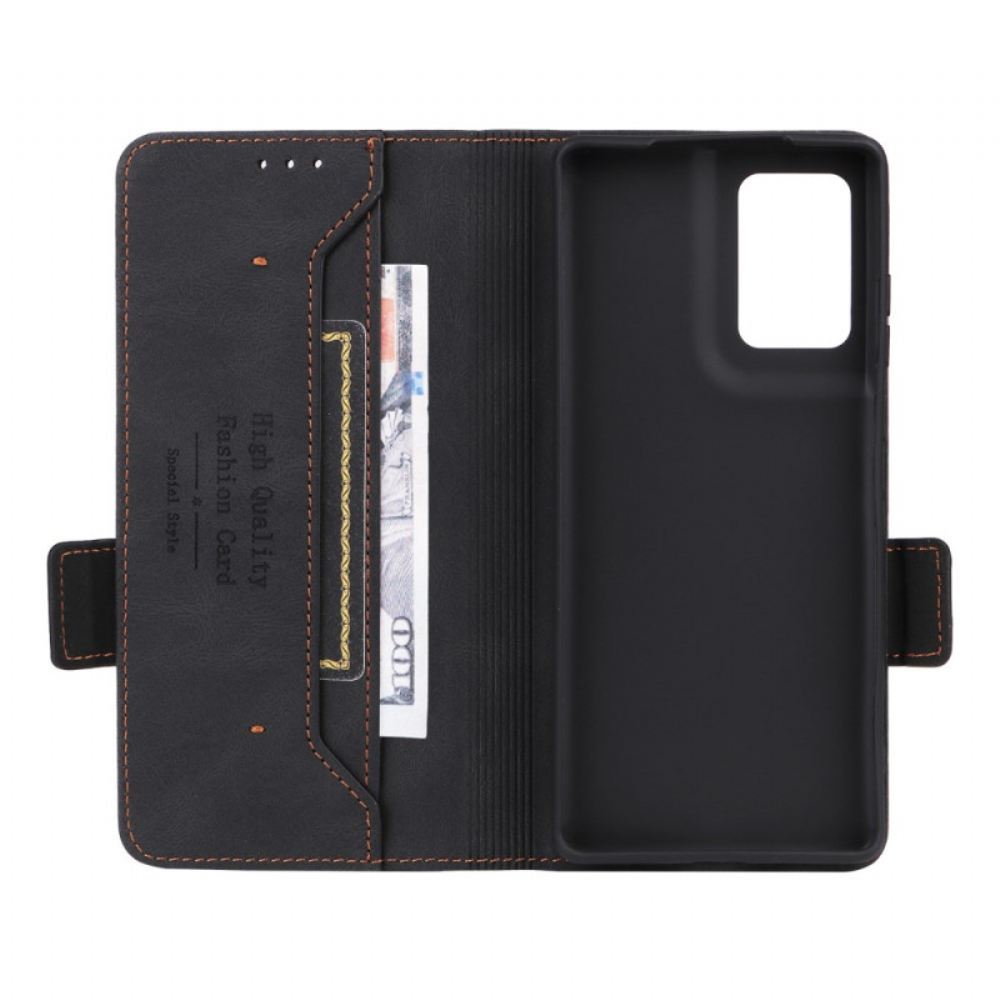 Kožený Kryt Motorola Edge 50 Fusion Retro Design