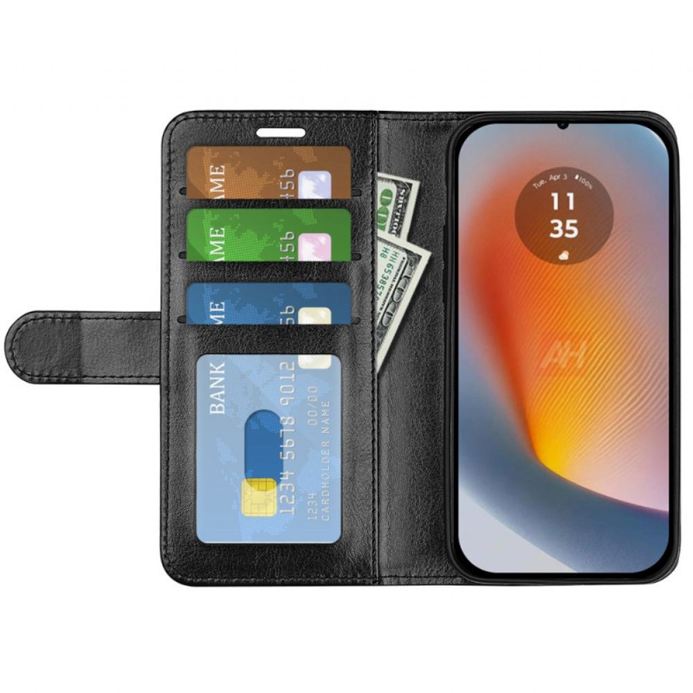 Kožený Kryt Motorola Edge 50 Fusion Ročník