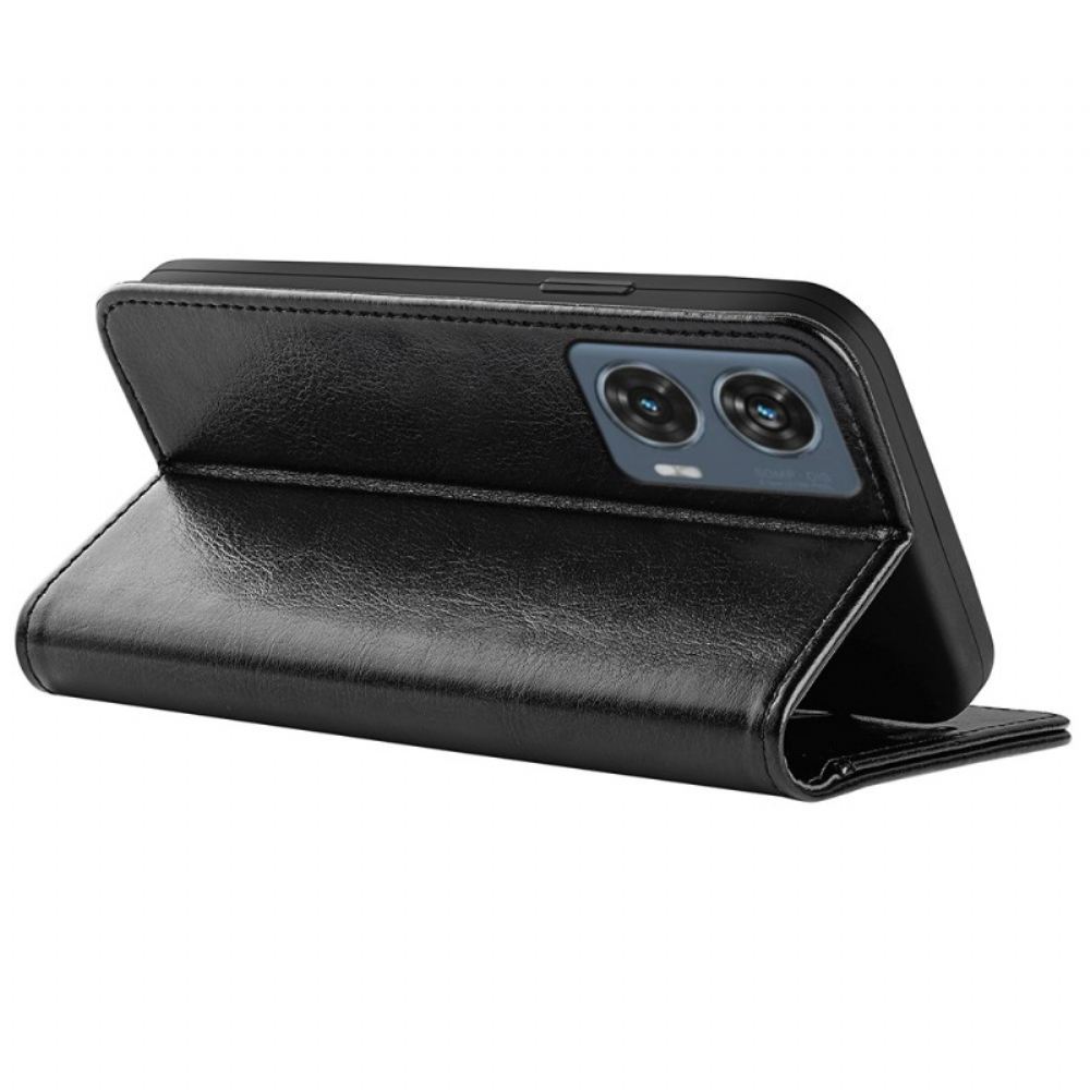 Kožený Kryt Motorola Edge 50 Fusion Ročník