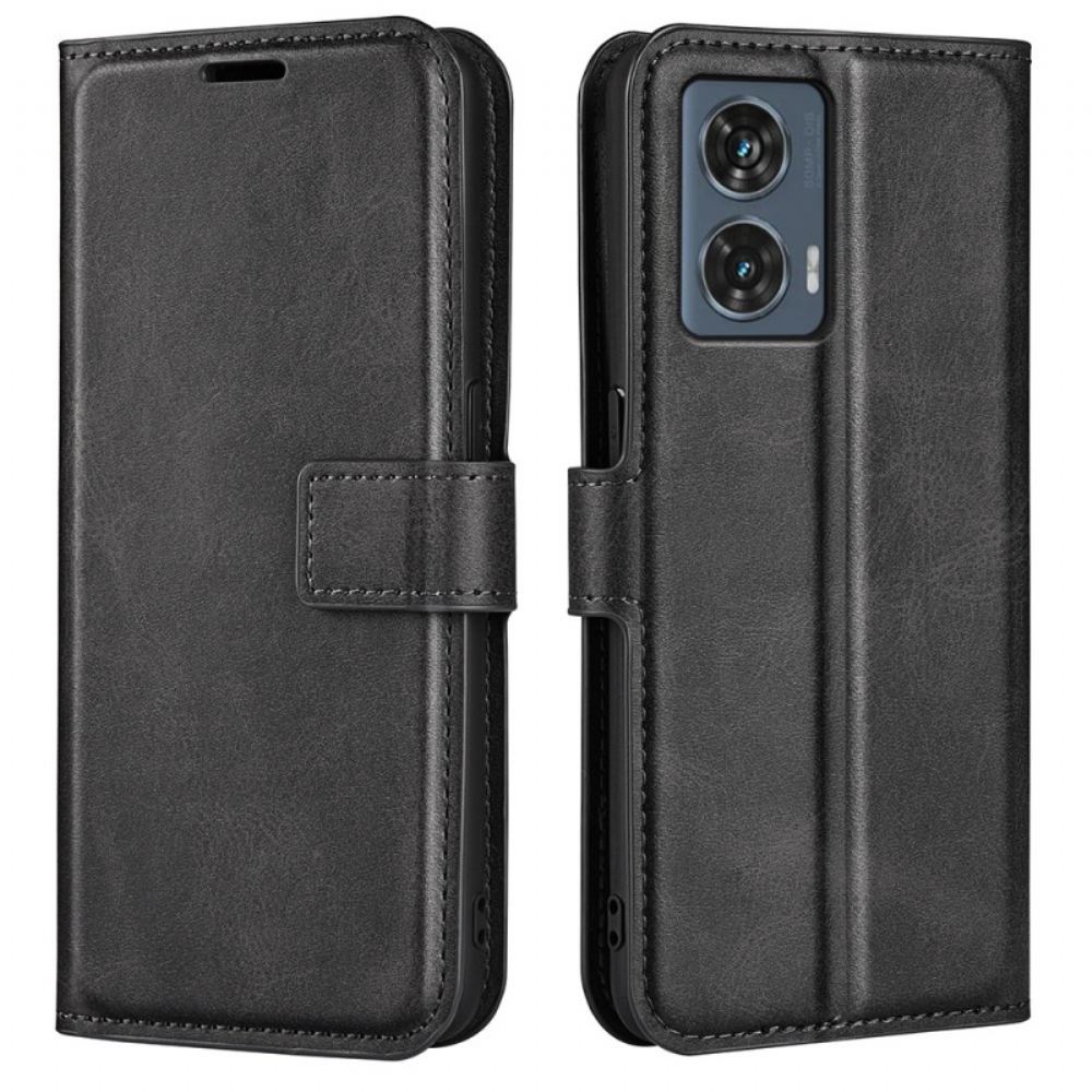 Kožený Kryt Motorola Edge 50 Fusion Styl Kůže
