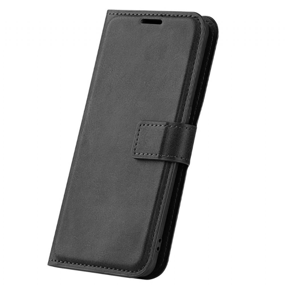 Kožený Kryt Motorola Edge 50 Fusion Styl Kůže