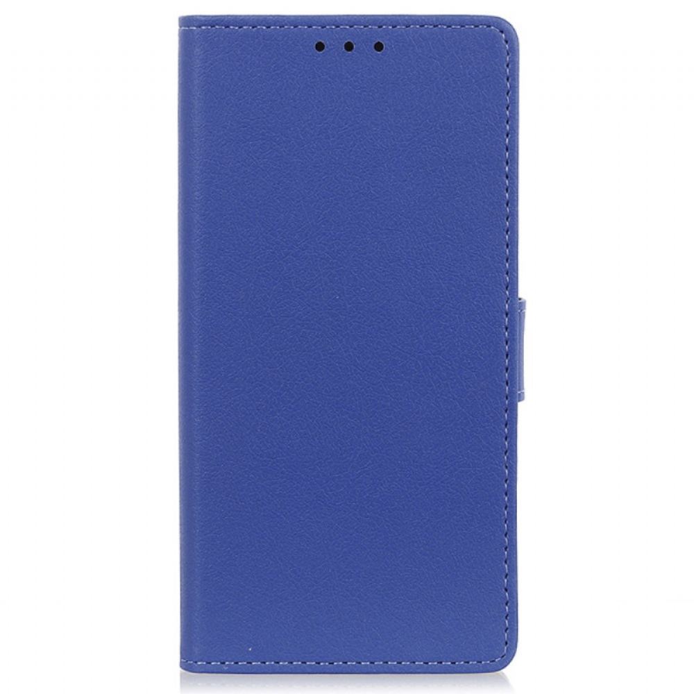 Kožený Kryt Na Motorola Edge 50 Fusion Klasika