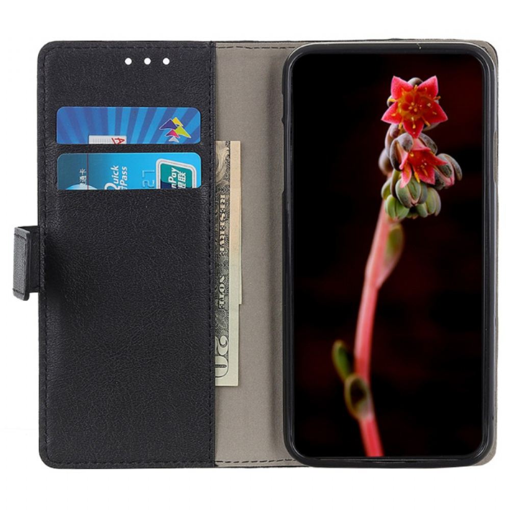Kožený Kryt Na Motorola Edge 50 Fusion Klasika