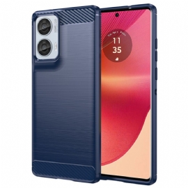 Kryt Motorola Edge 50 Fusion Kartáčované Uhlíkové Vlákno