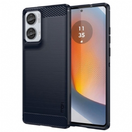 Kryt Motorola Edge 50 Fusion Kryty Na Mobil Mofi Kartáčované Uhlíkové Vlákno
