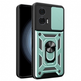 Kryt Motorola Edge 50 Fusion Podpora Prstencového A Posuvného Chrániče Fotoaparátu