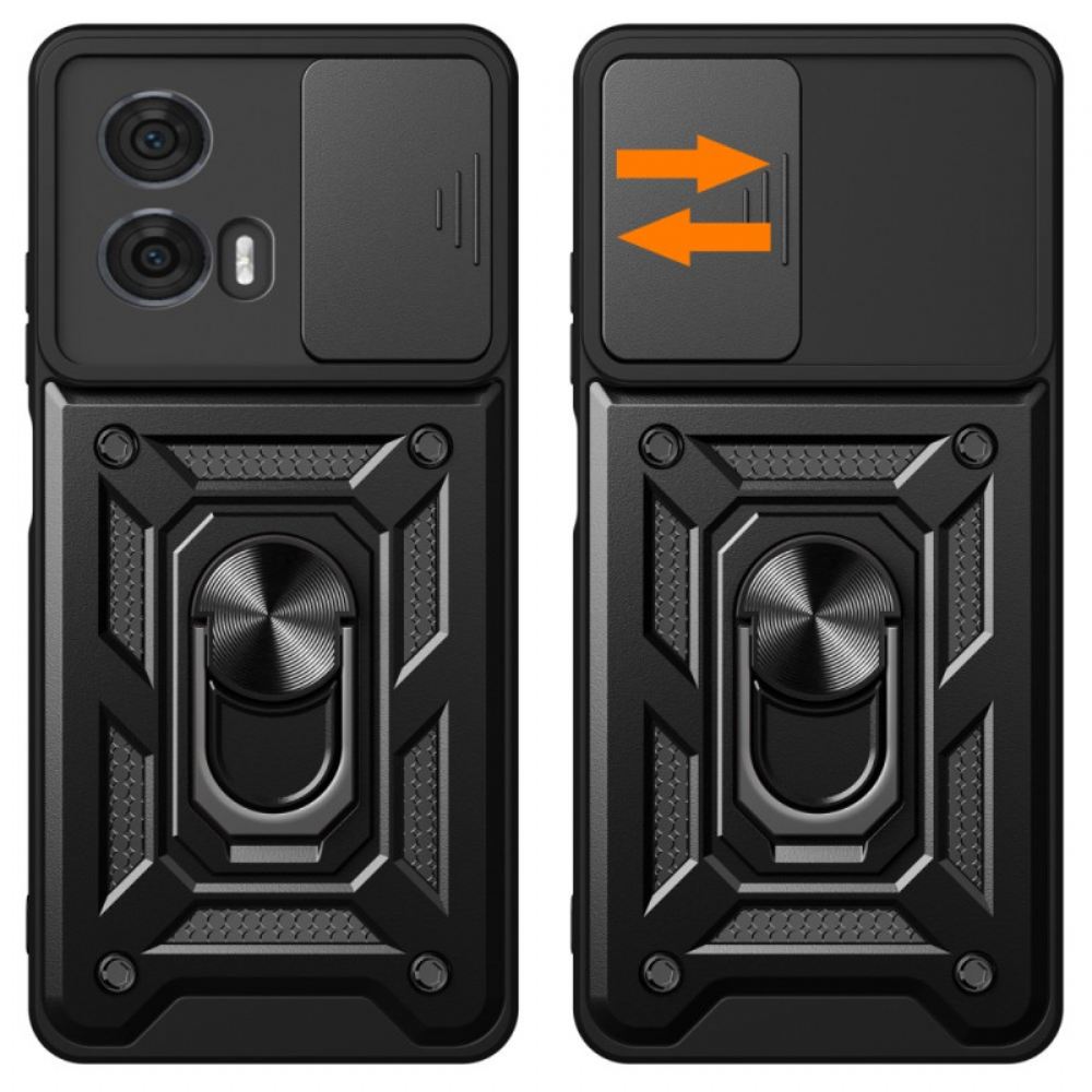 Kryt Motorola Edge 50 Fusion Podpora Prstencového A Posuvného Chrániče Fotoaparátu