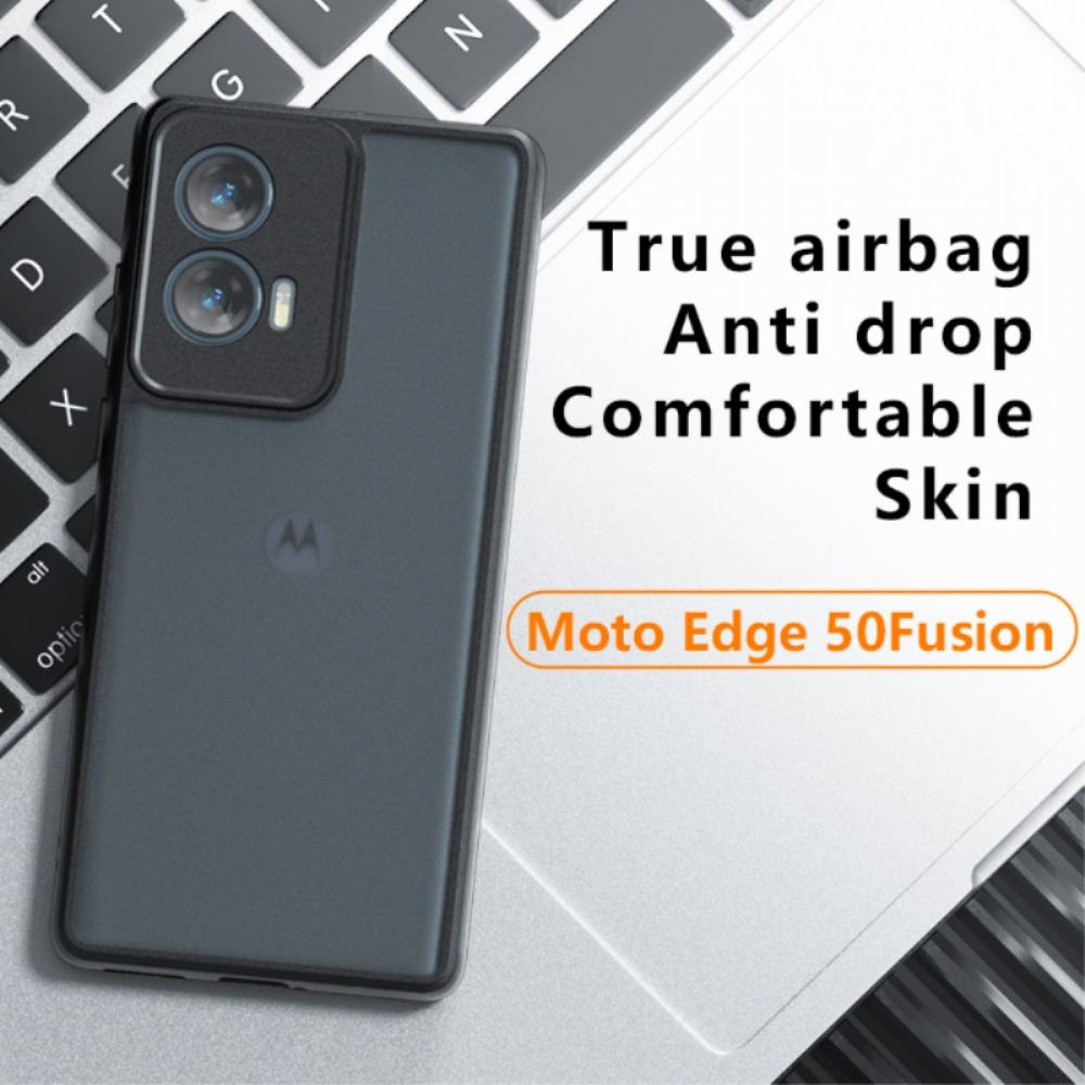 Kryt Motorola Edge 50 Fusion Černá Průhledná