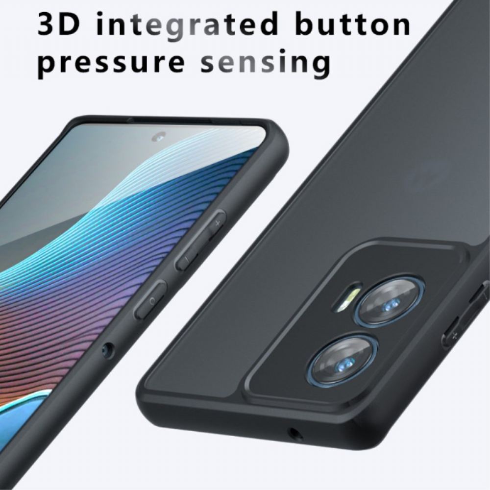 Kryt Motorola Edge 50 Fusion Černá Průhledná