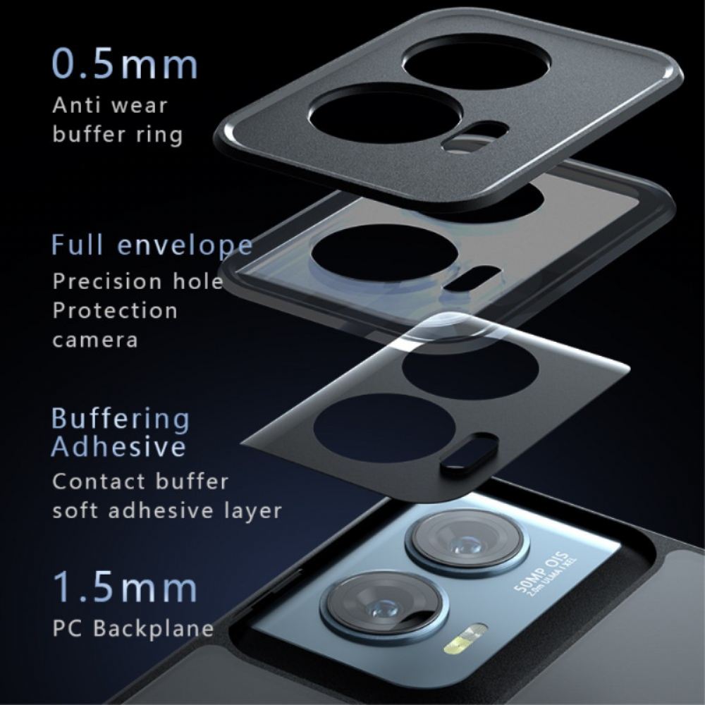 Kryt Motorola Edge 50 Fusion Černá Průhledná
