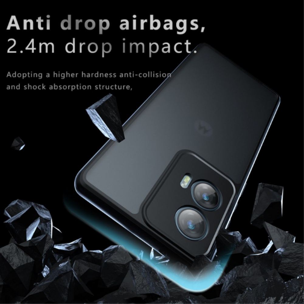 Kryt Motorola Edge 50 Fusion Černá Průhledná
