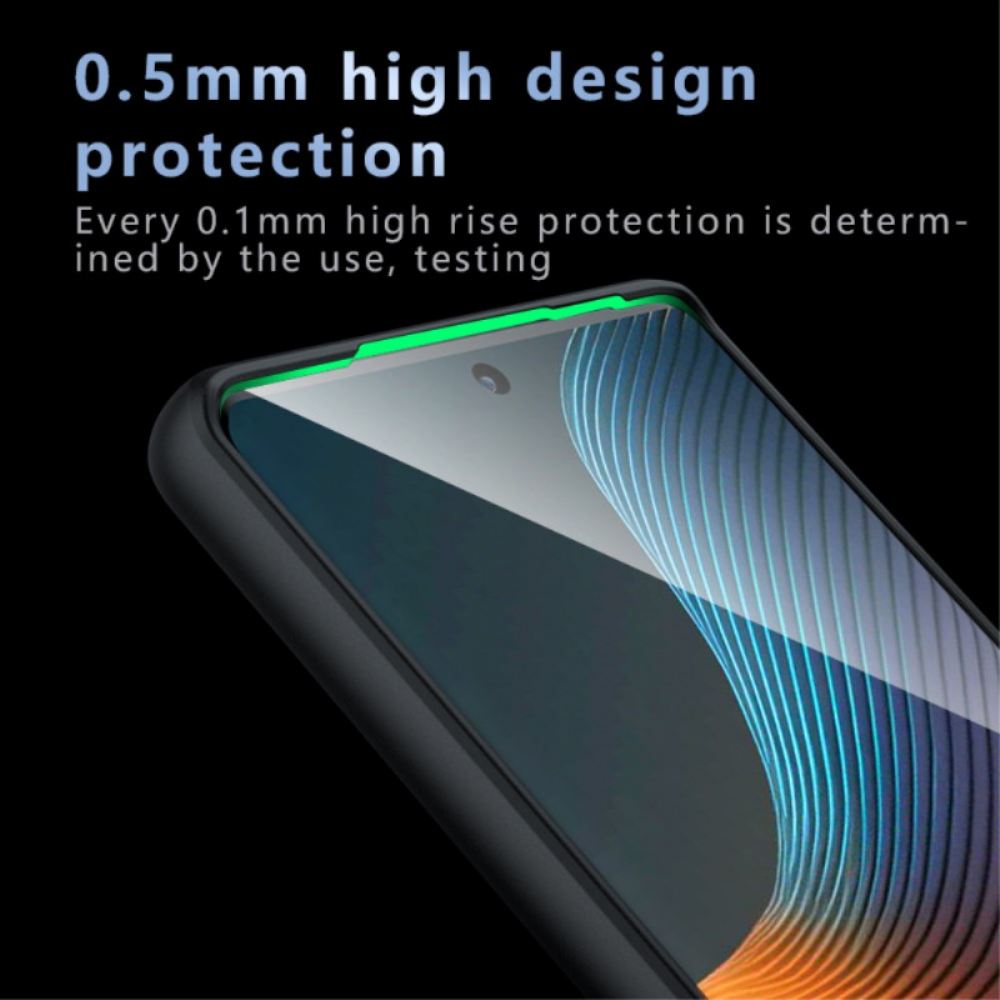 Kryt Motorola Edge 50 Fusion Černá Průhledná