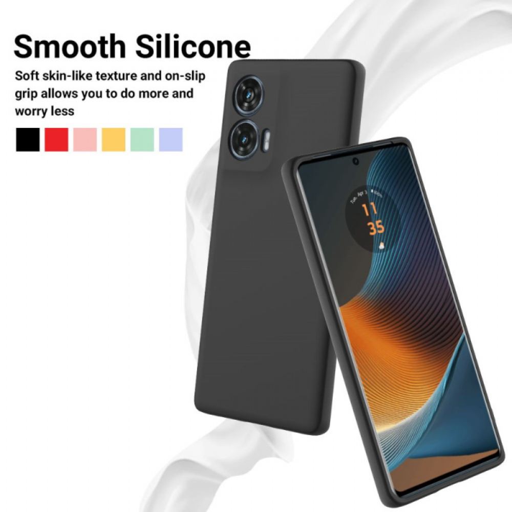 Kryt Motorola Edge 50 Fusion Řemínek Z Tekutého Silikonu