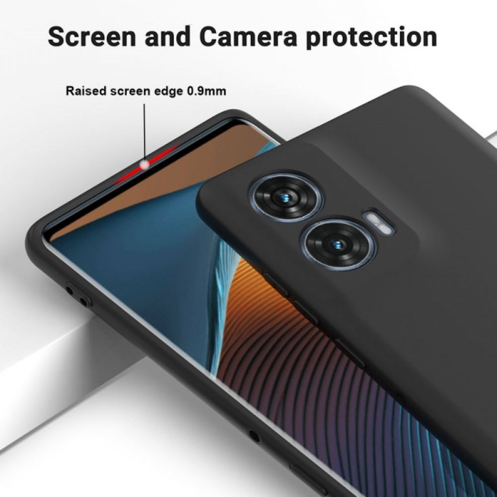 Kryt Motorola Edge 50 Fusion Řemínek Z Tekutého Silikonu
