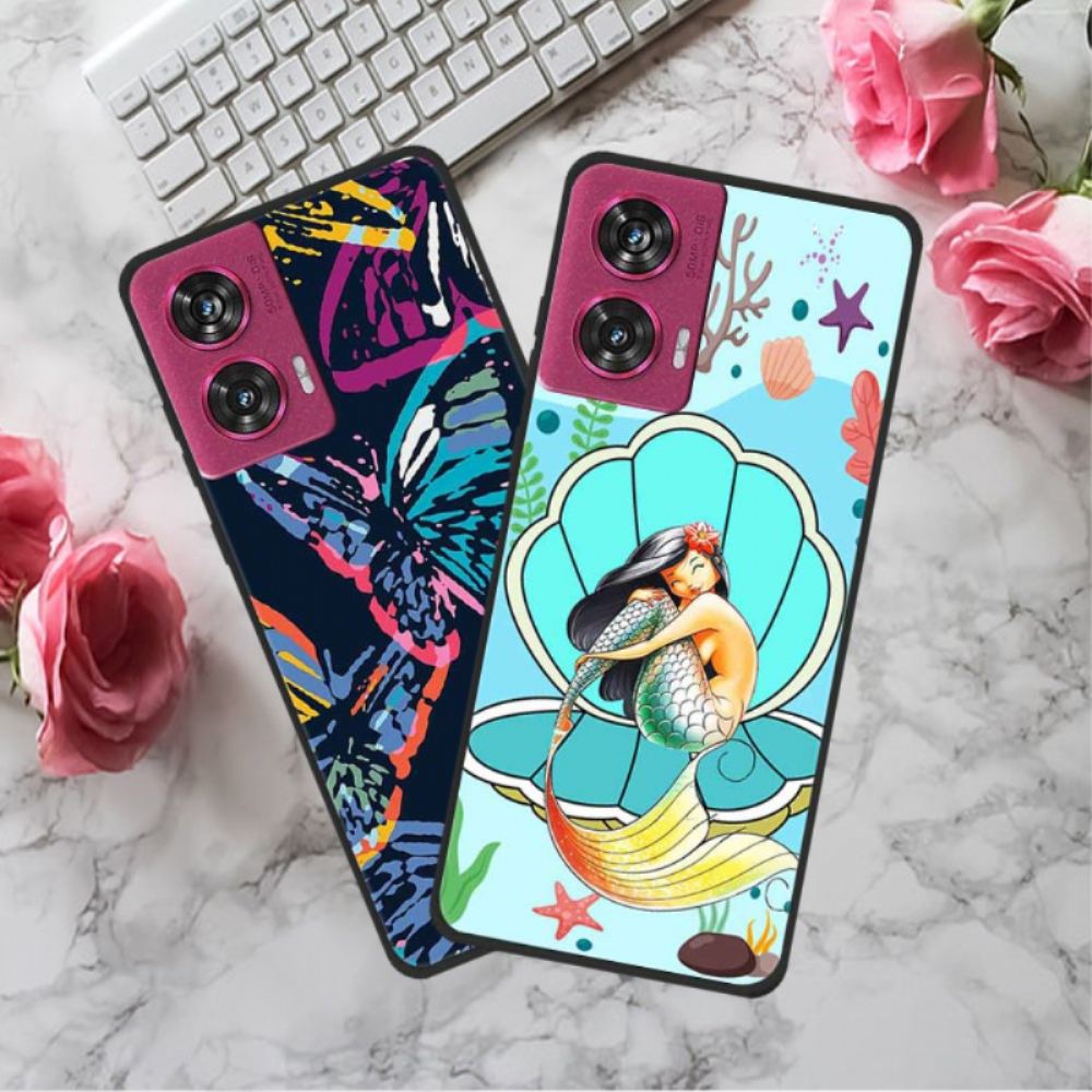 Kryt Na Motorola Edge 50 Fusion Zlaté Květy Cercis