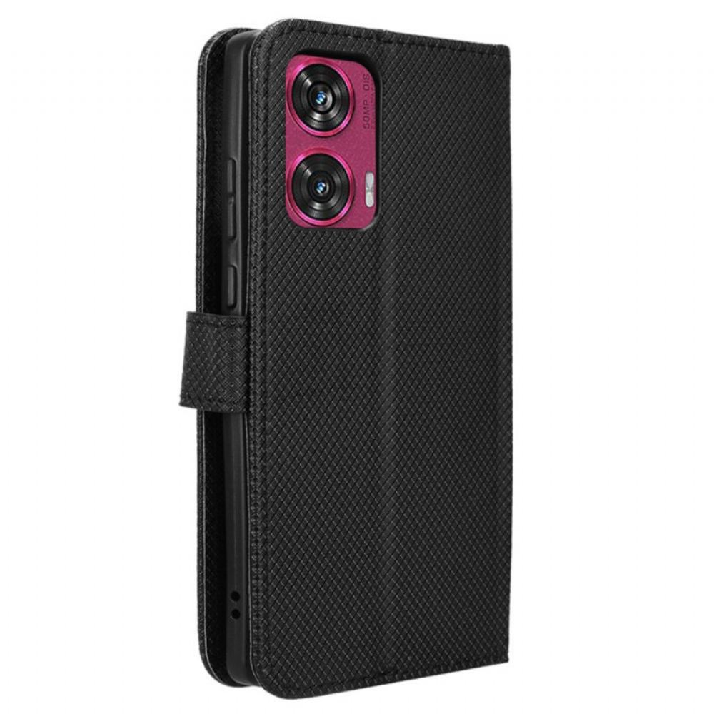 Peněženková Pouzdra Motorola Edge 50 Fusion Kryty Na Mobil Popruhové Body