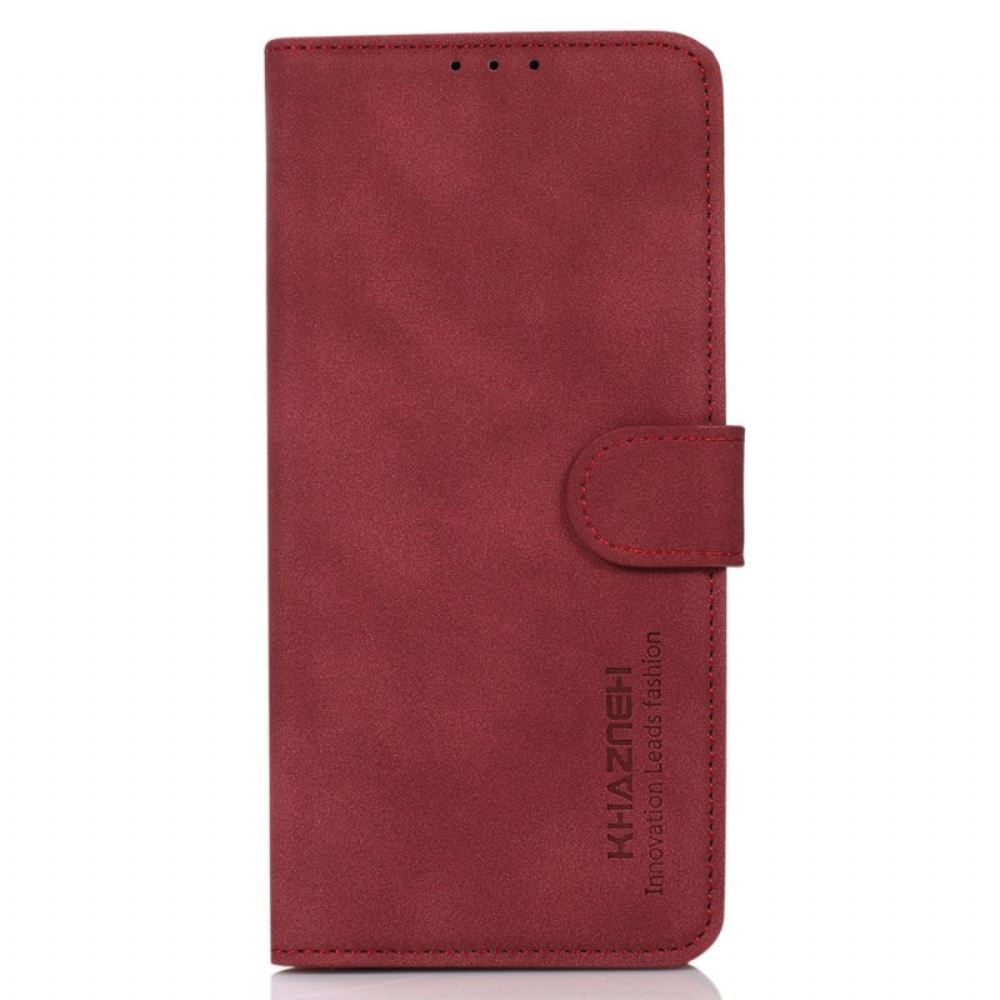 Peněženková Pouzdra Motorola Edge 50 Fusion Kryty Na Mobil Retro Textura Khazneh