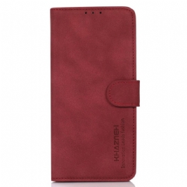 Peněženková Pouzdra Motorola Edge 50 Fusion Kryty Na Mobil Retro Textura Khazneh