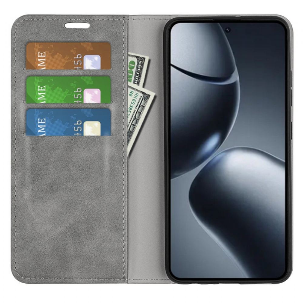 Kožené Pouzdro Folio Na Xiaomi 15t Pro Kožený Styl