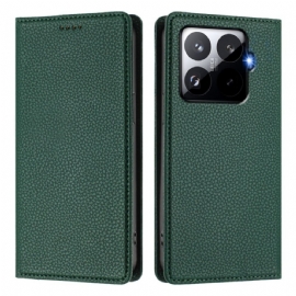 Kožené Pouzdro Folio Na Xiaomi 15t Pro Peněženka