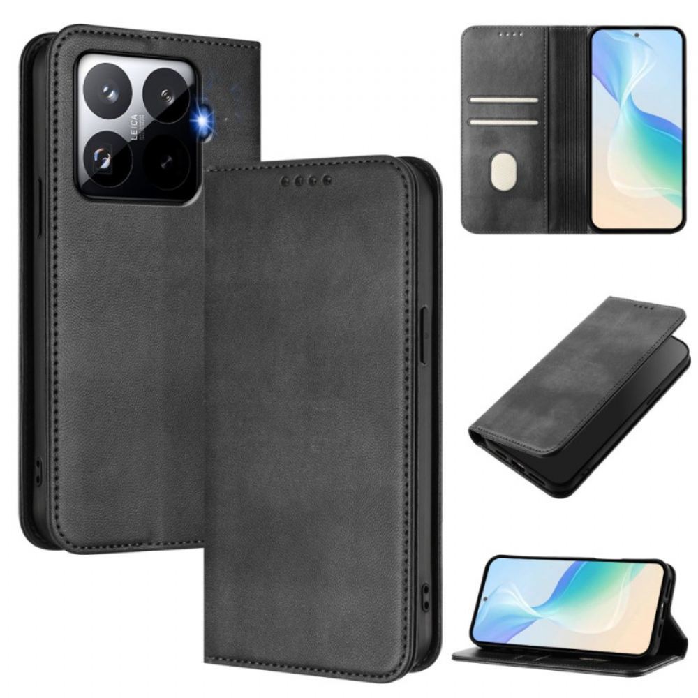 Kožené Pouzdro Folio Xiaomi 15t Pro Retro