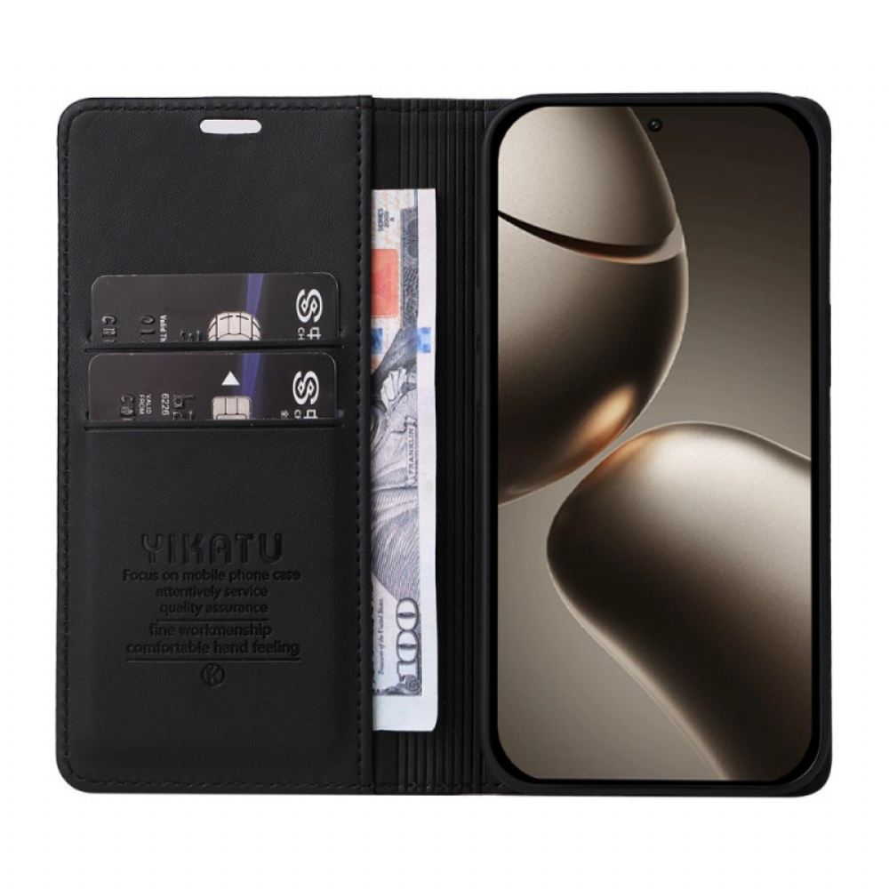 Kožené Pouzdro Folio Xiaomi 15t Pro Yikatu