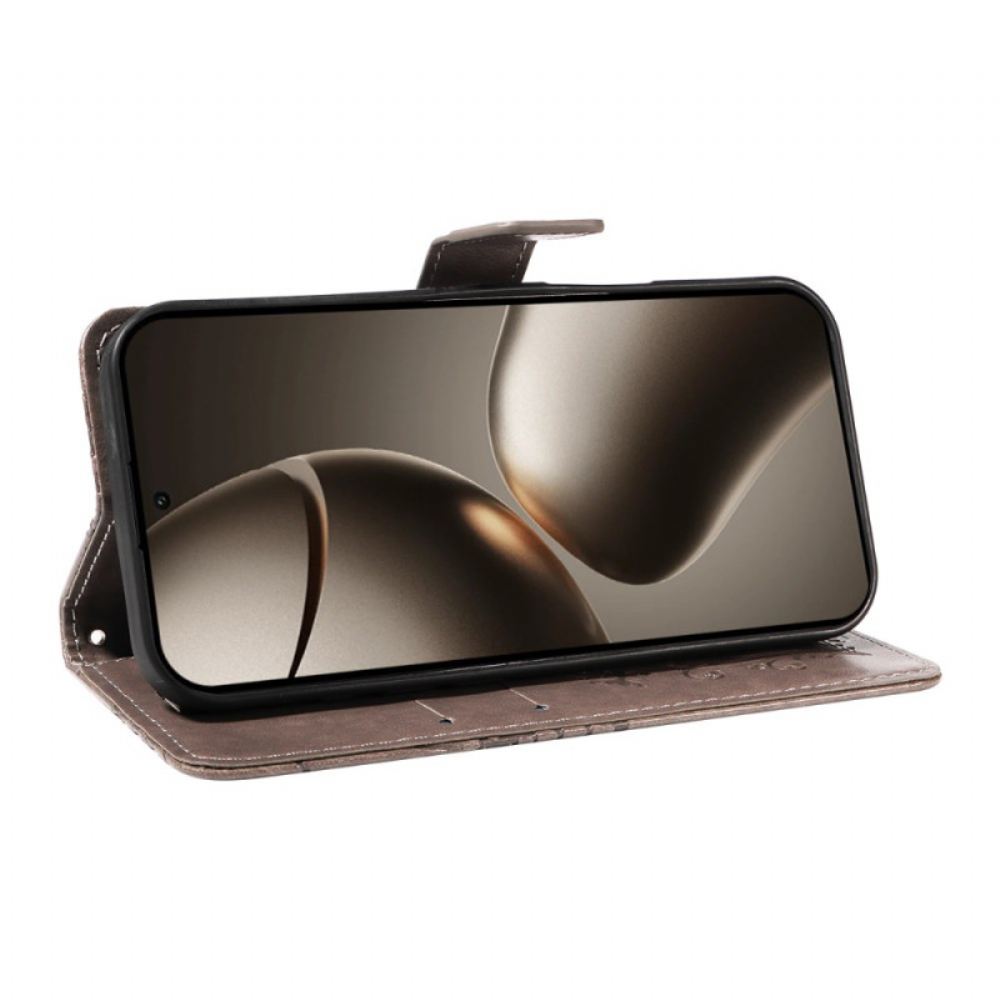 Kožený Kryt Na Xiaomi 15t Pro Obří Motýli