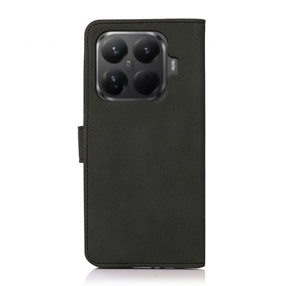 Kožený Kryt Na Xiaomi 15t Pro Semišový Efekt Khazneh