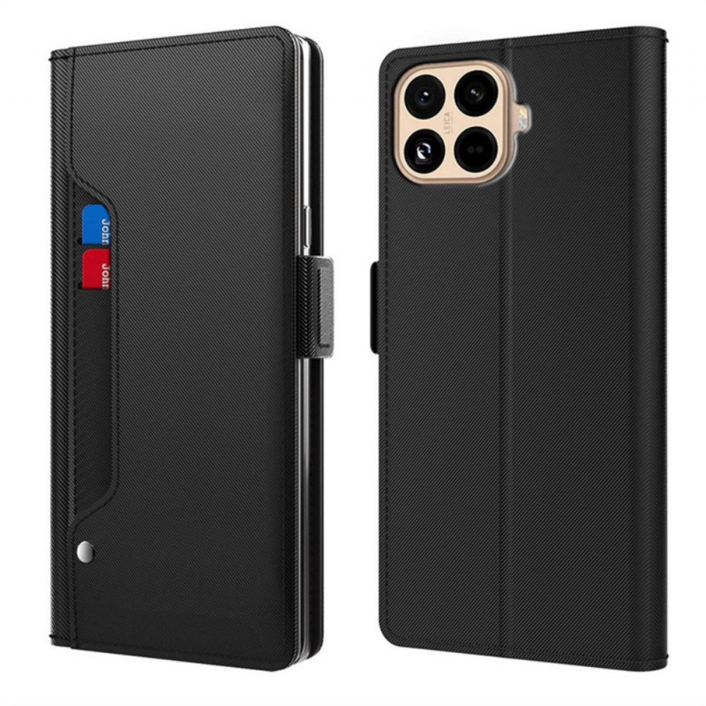 Kožený Kryt Na Xiaomi 15t Pro Zrcadlové A Odnímatelné Pouzdro Na Karty
