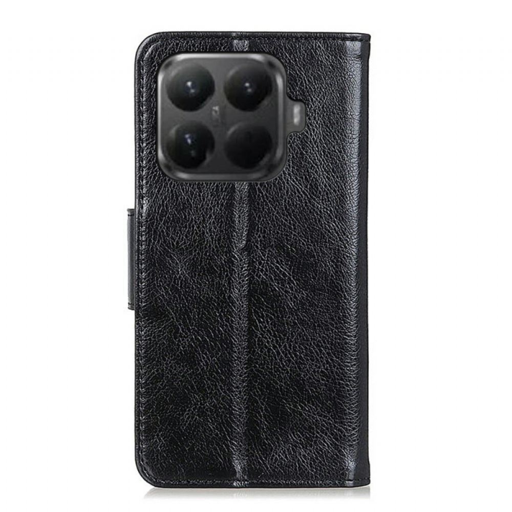 Kožený Kryt Na Xiaomi 15t Pro Štípenka Z Nappa Kůže