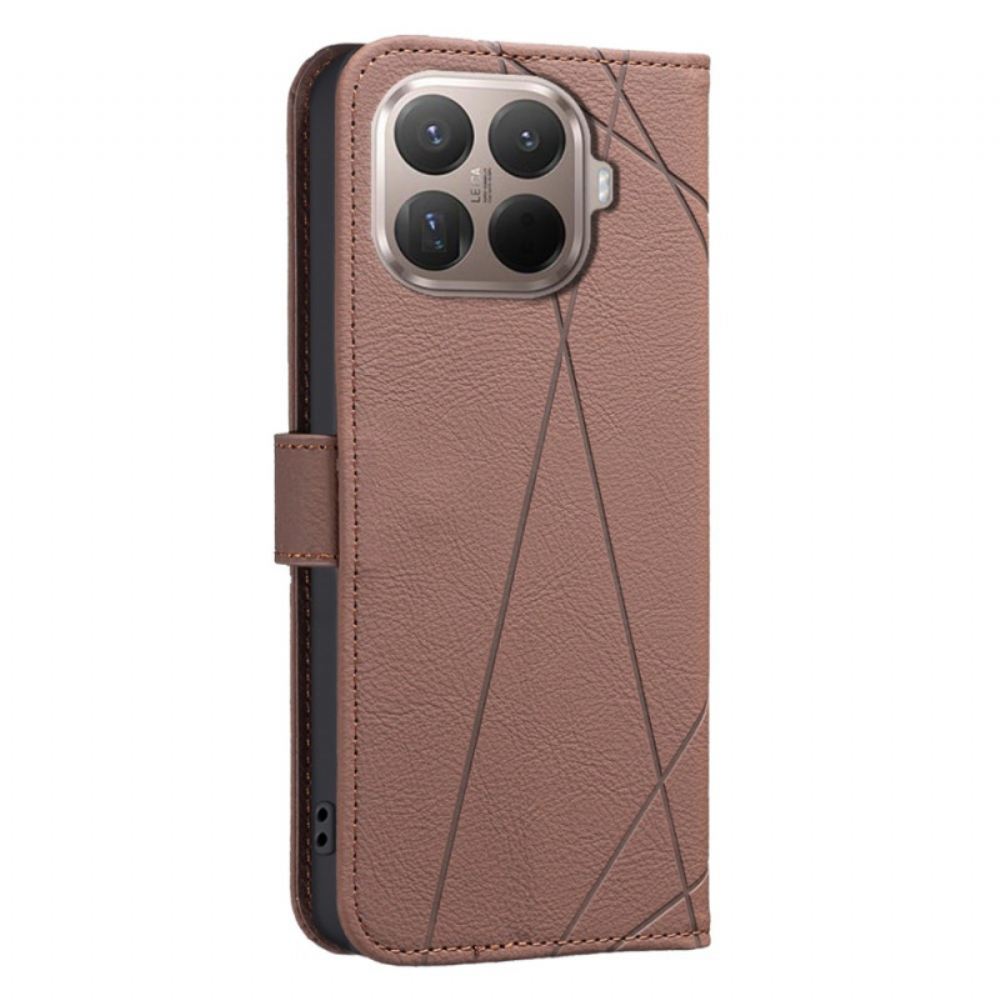 Kožený Kryt Xiaomi 15t Pro Binfen Color Pruhy