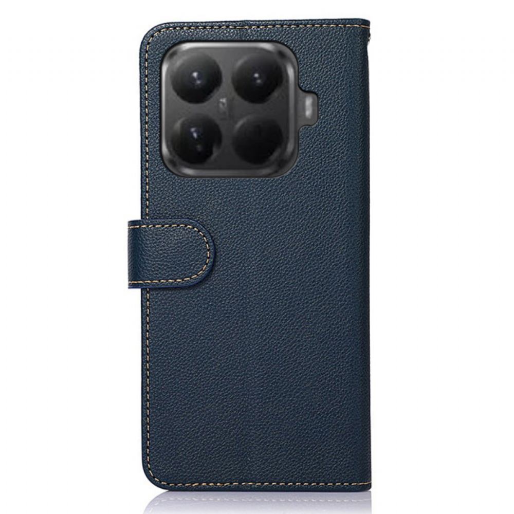 Kožený Kryt Xiaomi 15t Pro Khazneh Rfid Peněženka