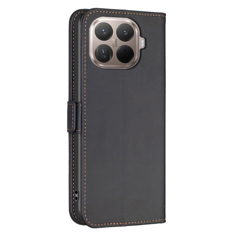 Kožený Kryt Xiaomi 15t Pro Klasická Binfen Color