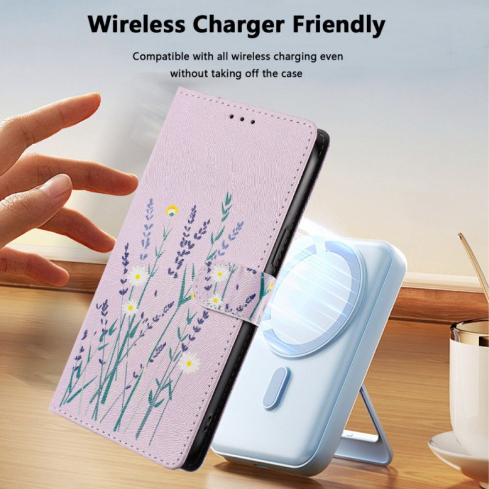 Kožený Kryt Xiaomi 15t Pro Levandule