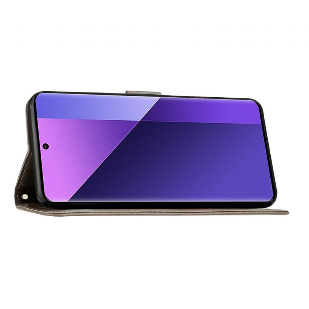 Kožený Kryt Xiaomi 15t Pro Malé Květiny