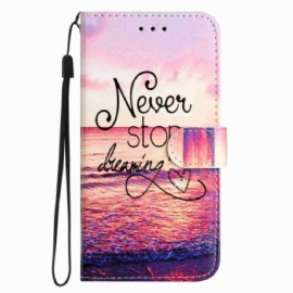 Kožený Kryt Xiaomi 15t Pro Nikdy Nepřestávej