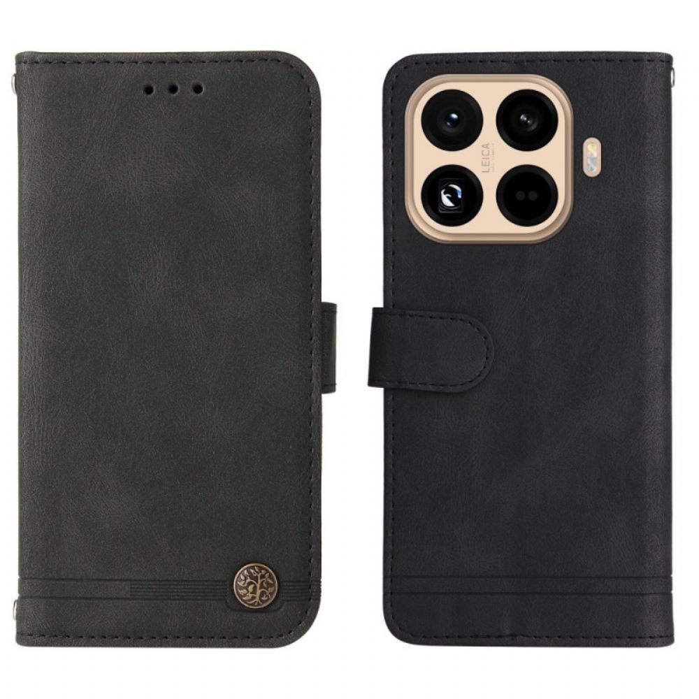 Kožený Kryt Xiaomi 15t Pro Nýt