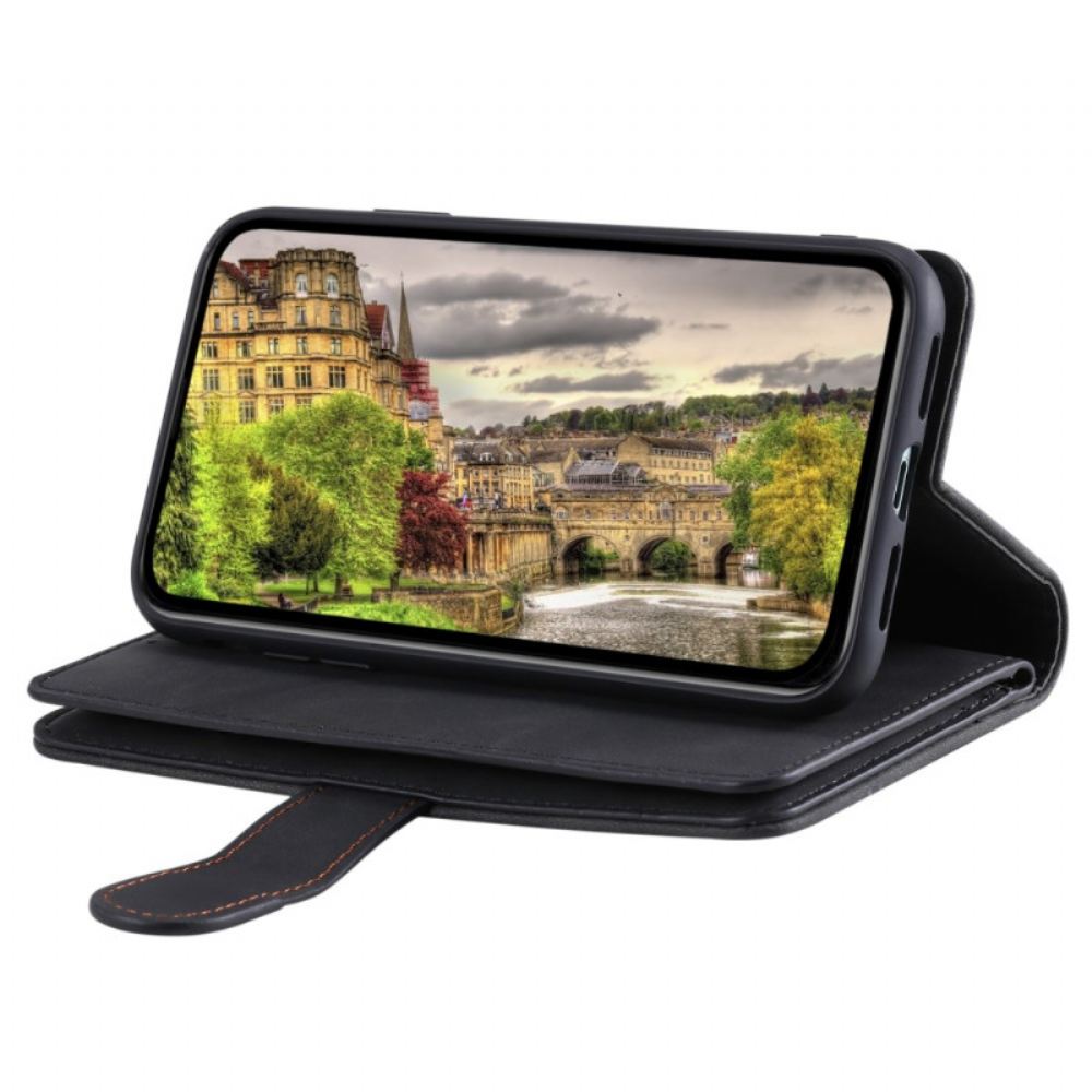 Kožený Kryt Xiaomi 15t Pro Peněženka S 9 Sloty Na Karty