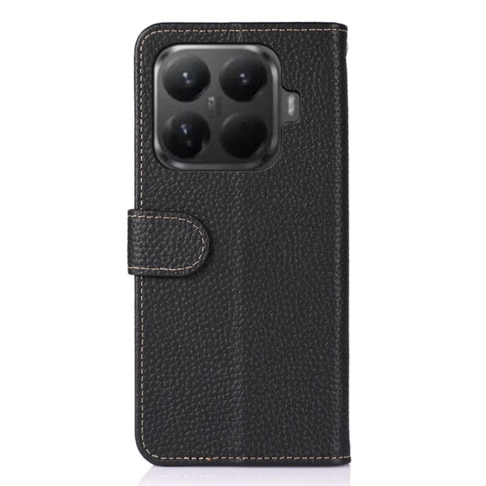 Kožený Kryt Xiaomi 15t Pro Prémiová Kůže