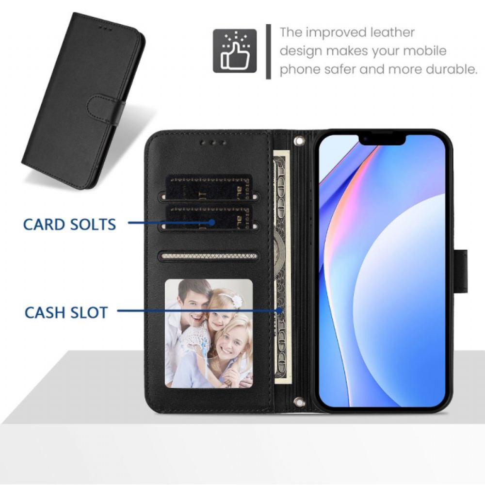 Kožený Kryt Xiaomi 15t Pro Rfid Ochrana Kožený Efekt