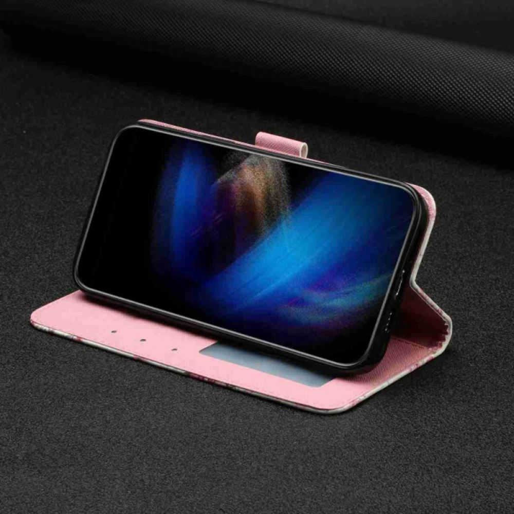 Kožený Kryt Xiaomi 15t Pro Růže Na Šňůrce