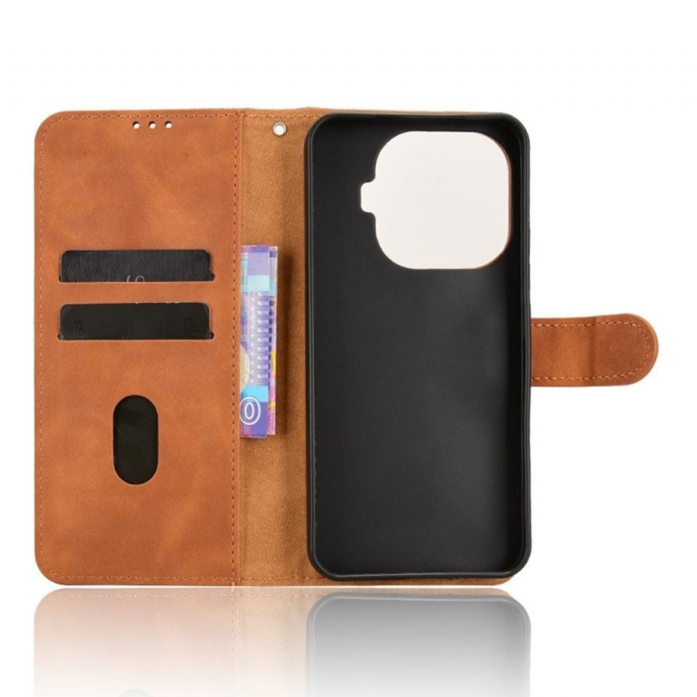 Kožený Kryt Xiaomi 15t Pro Semišový Efekt