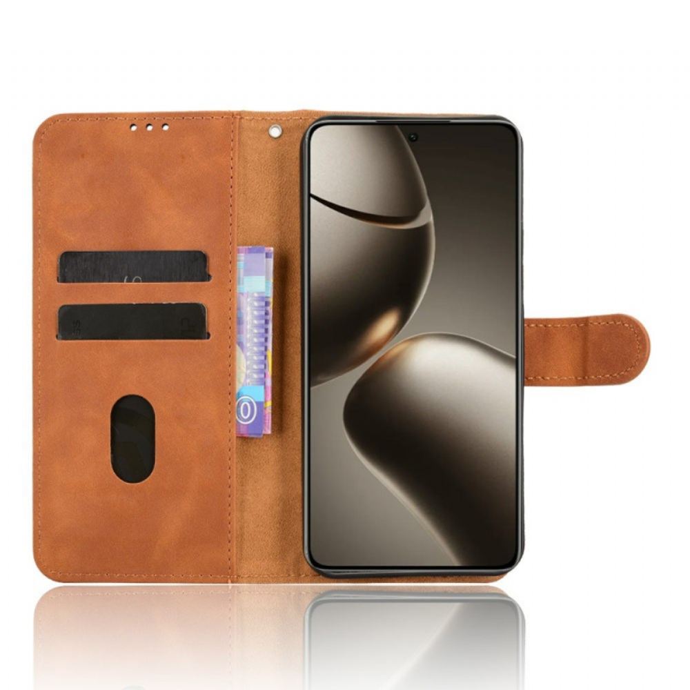 Kožený Kryt Xiaomi 15t Pro Semišový Efekt