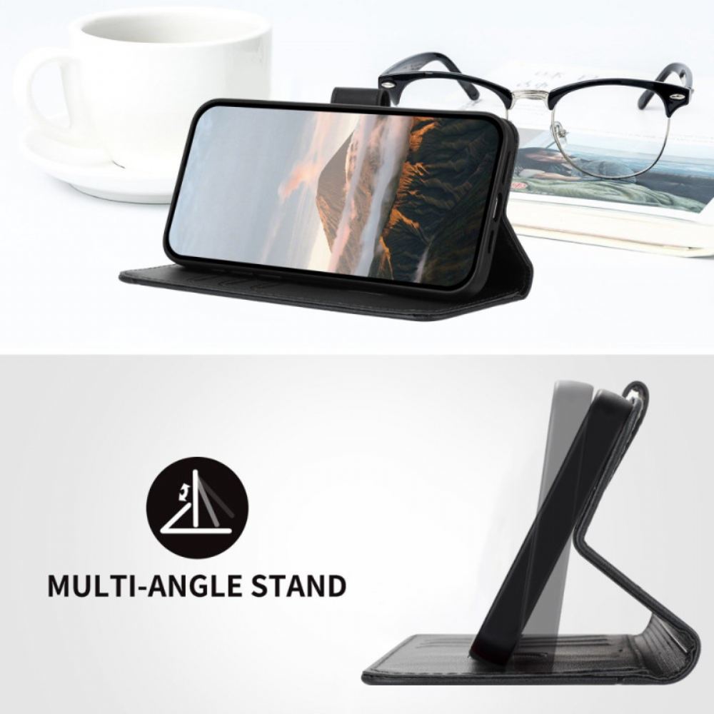 Kožený Kryt Xiaomi 15t Pro Trojúhelníkový Vzor