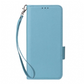 Kožený Kryt Xiaomi 15t Pro Umělá Kůže Se Šňůrkou Na Krk