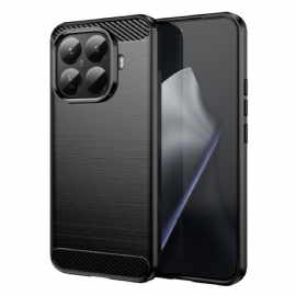 Kryt Xiaomi 15t Pro Kryty Na Mobil Kartáčovaná Uhlíková Vlákna