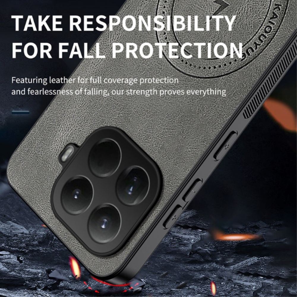 Kryt Xiaomi 15t Pro Kryty Na Mobil Kožený Efekt Magsafe