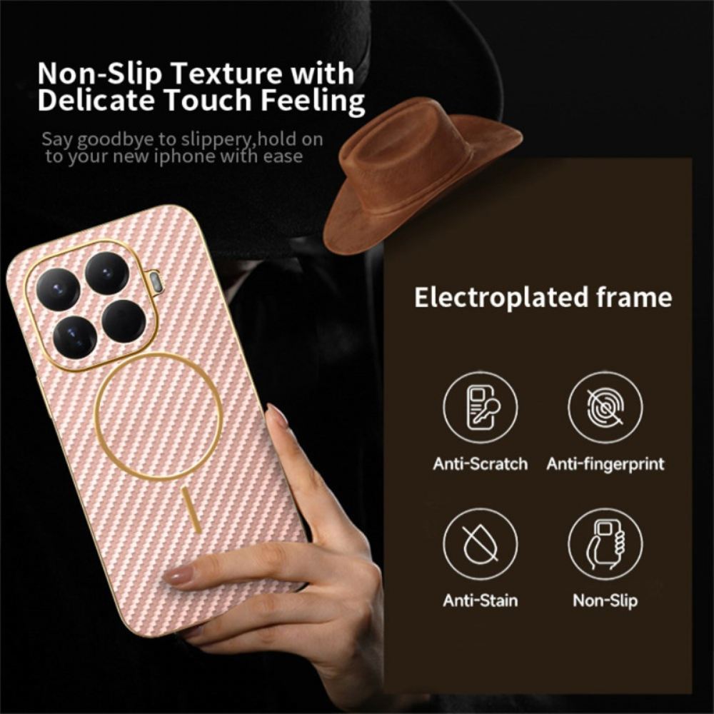 Kryt Xiaomi 15t Pro Uhlíková Vlákna Textura