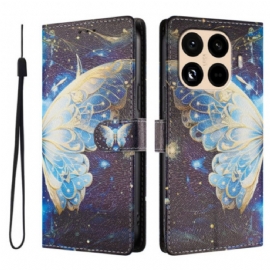 Peněženková Pouzdra Xiaomi 15t Pro Kryty Na Mobil Můra